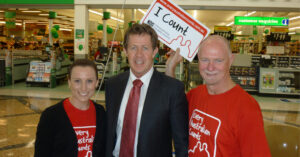 Federal Member for Cowper Luke Hartsuyker shows his support for the NDIS with Northcott Mid North Coast staff
