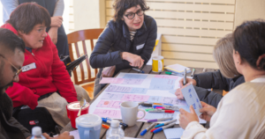 Northcott customers around a table