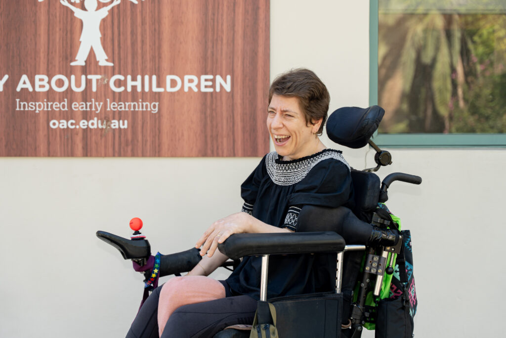 Northcott customer Bec at Childcare centre.