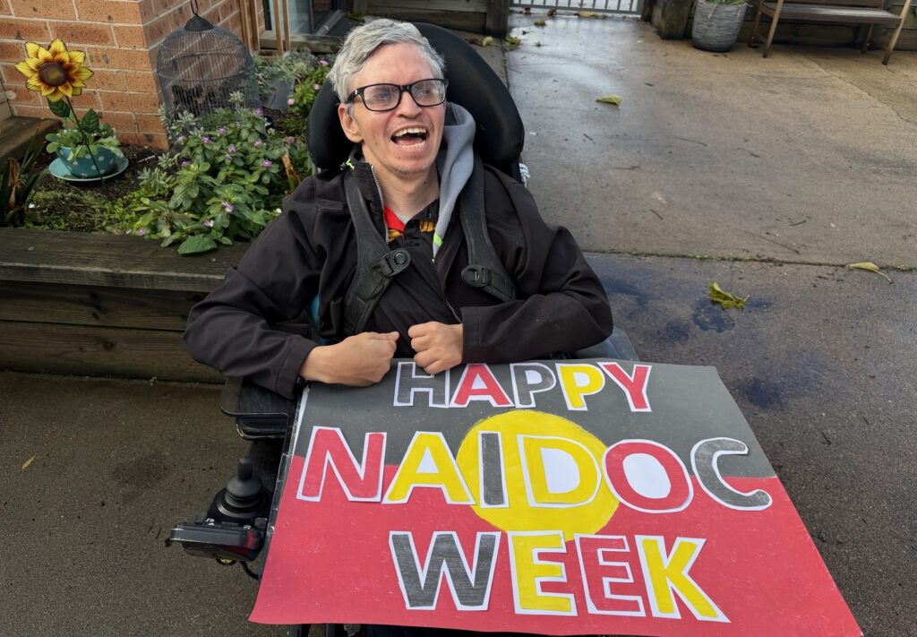 Greg celebrating NAIDOC Week 2026